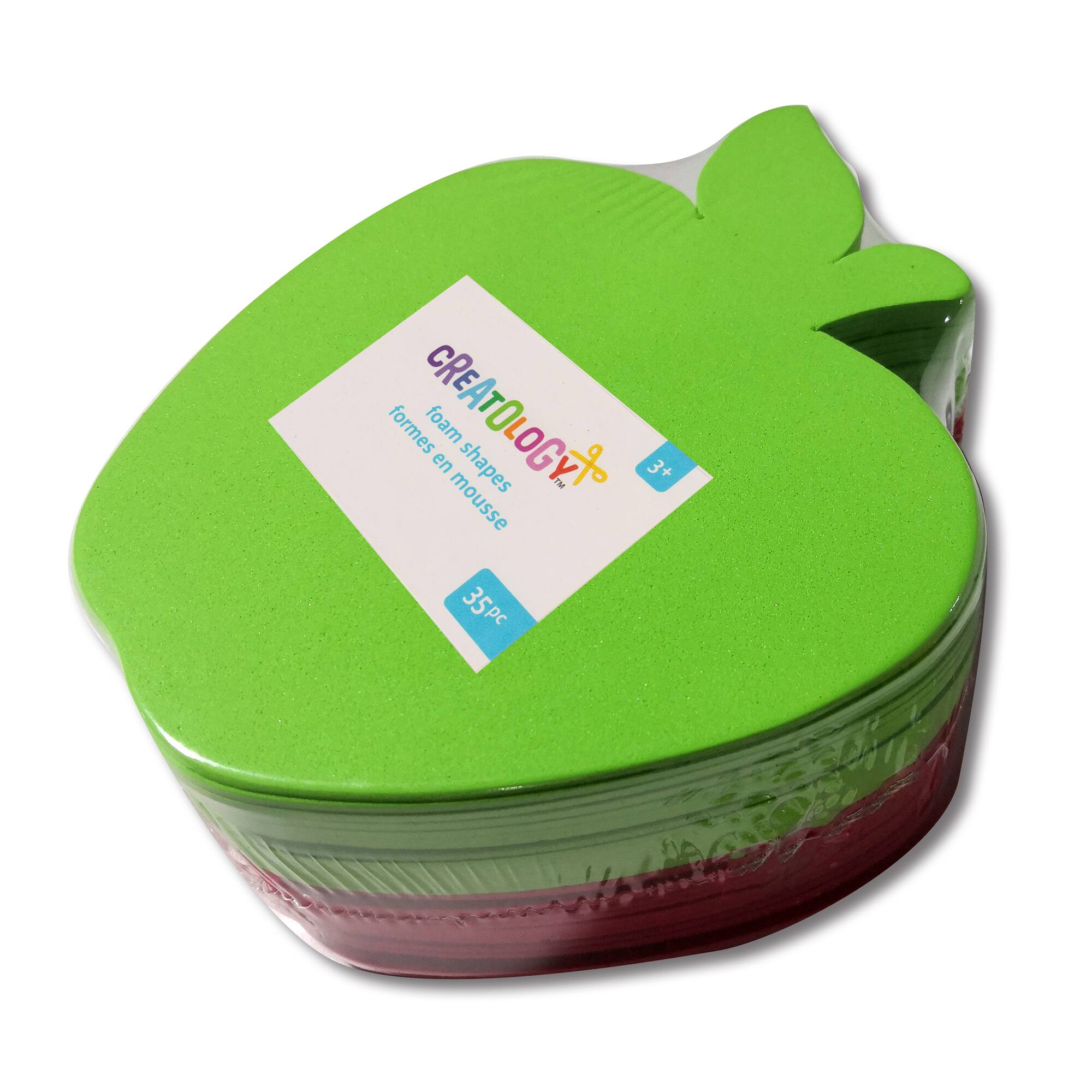 6.5" Red & Green Apple Foam Shapes, 35ct. by Creatology™
